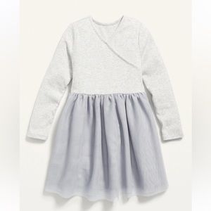 Fit & Flare Wrap-Front Tutu Dress for Toddler Girls